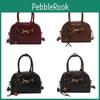 Sac de transport portable vintage pour femmes en matériau PU petit sac bandoulière grande capacité