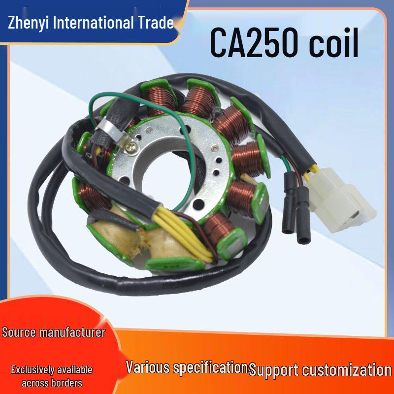 Honda CA250 Twin-Cylinder Stator Coil with Trigger