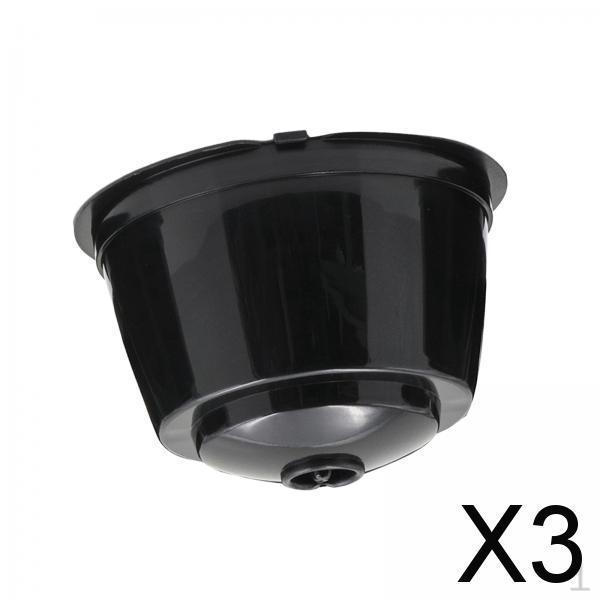 

3x Перезаполняемые Многоразовые Кофейные Капсулы-Поды Чашки для Nescafé DolceGusto Черные