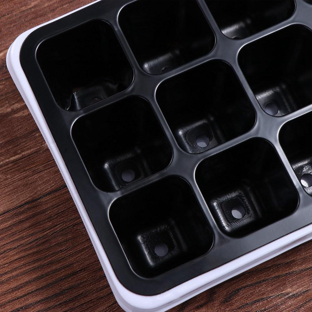 White Portable Nursery Box Set Breathable Plant Seedling Tray Germination Box  Bonsai