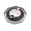 Universal Silver Tone Motorcycle Scooter Fuel Tank Gas Cap Cover Protector