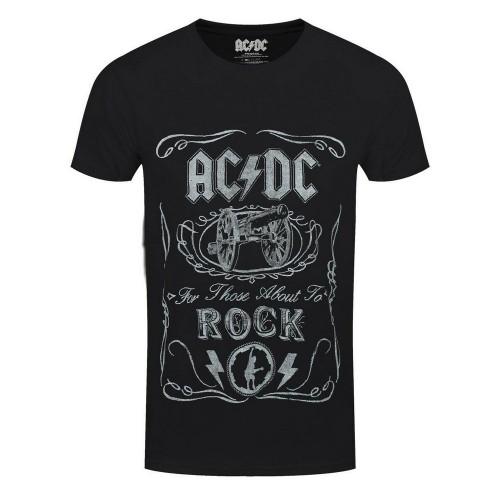 AC/DC Unisex Voksen Cannon Swig Vintage T-skjorte