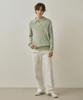Wednesday Oasis Ash Open Collar Wool Knit_Mint(Wc25-Kn82)