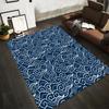 Blue Cloud Pattern Rug Non-slip Rug Suitable for Living Room and Bedroom Sofas