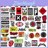 Klassieke Rockband Stickers Voor Doe-het-zelf Graffiti Waterdicht En Spoorloos 100 stuks