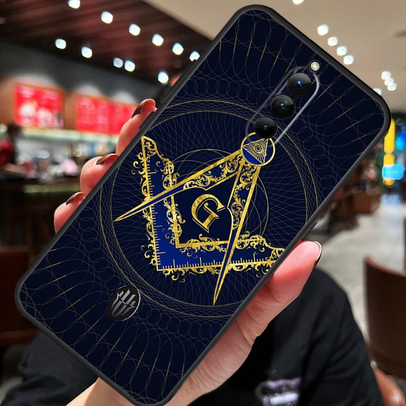 Freemasonry Logo Symbol Case For ZTE Nubia Red Magic 8S 9S 10S 8 9 10 Pro Plus 6S 7S 6 7 Pro 5G 6R 11 Pro Plus Cover