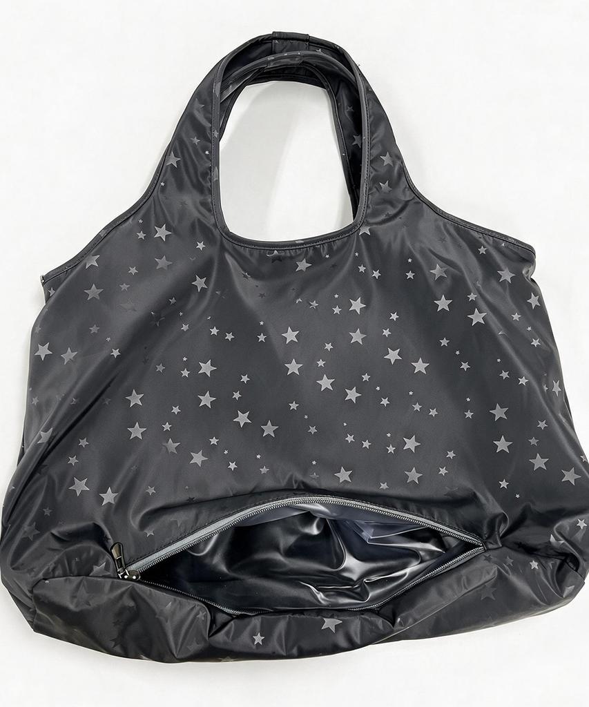 The Green Lab Star Nylon Shopper Bag [Grey]
