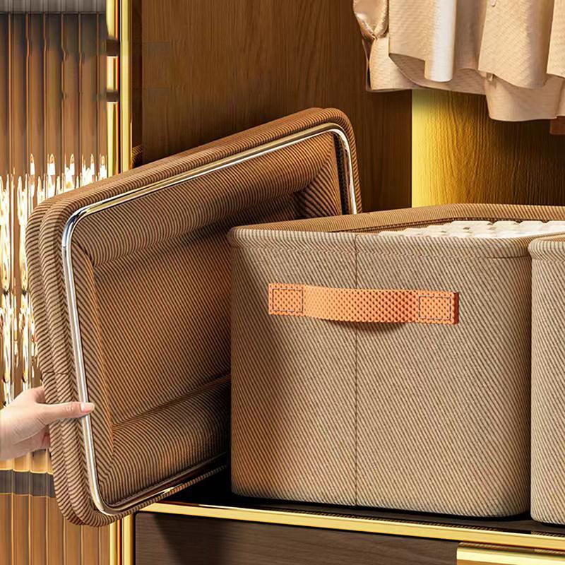 Clothes Organizer Non-Woven Wardrobe Clothes Storage Box For Underwear T-Shirt Jeans Storage Basket Cabinet Sundries Organizer