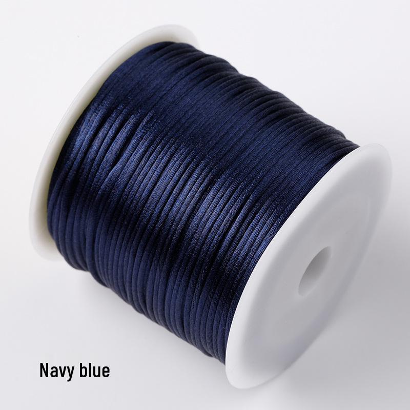 New Small 7# Chinese Knot Rope: Taiwan Silk Red Thread for Weaving Waist Chain