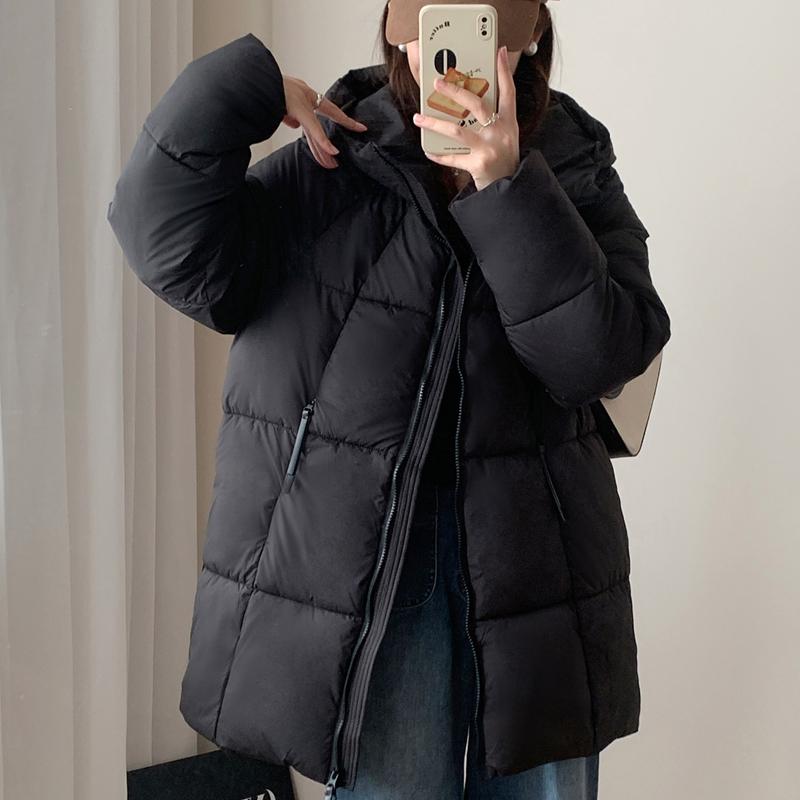 Fashion Winter Woman Long Coat Hooded Loose Women's Parkas Thick Warm Jackets