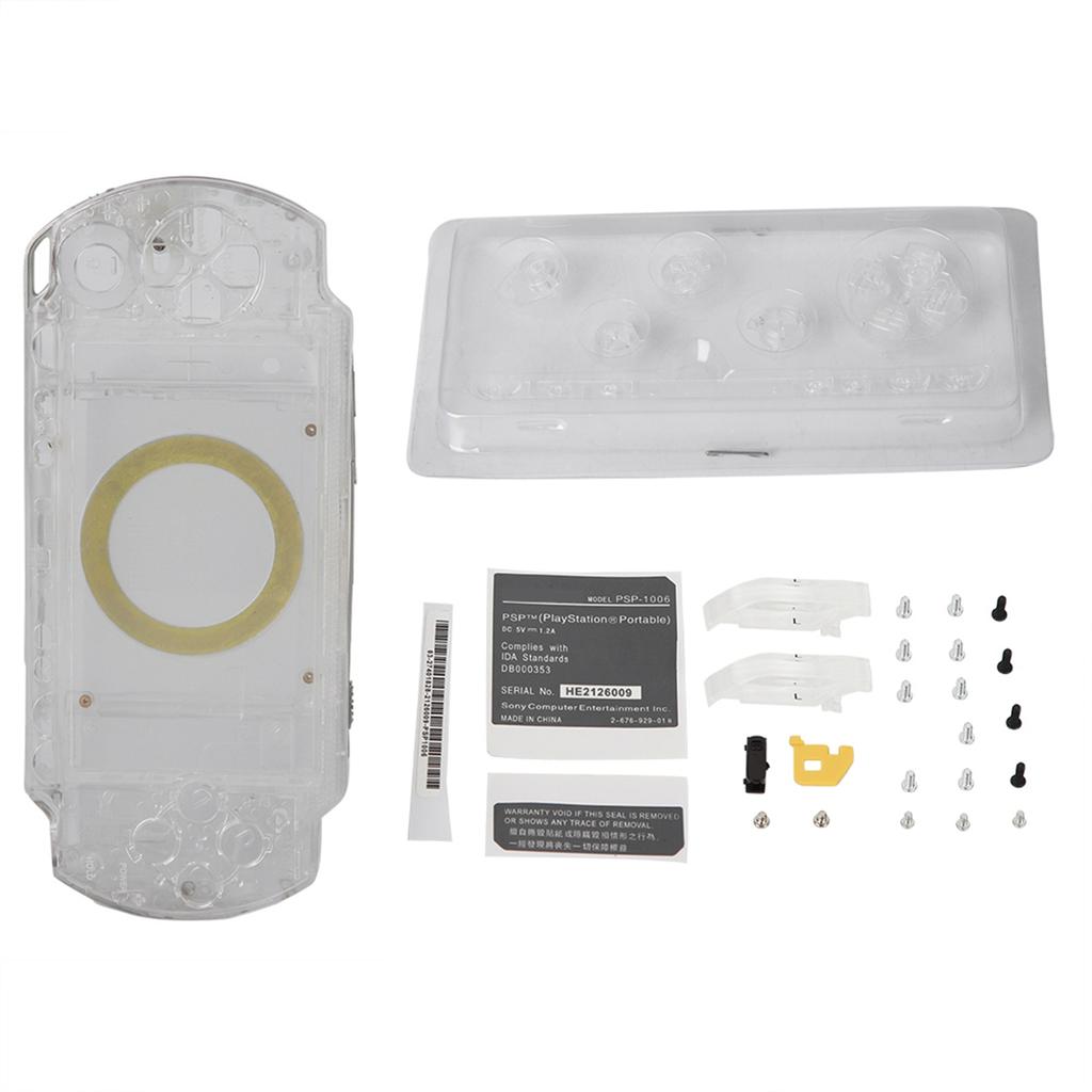For PSP 1000 Replacement Shell Case Cover Replacement Full Shell Housing Set with Buttons Kit For PSP 1000 Replacement Shell