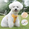 Adjustable Pet Dog Harness Breathable Puppy Harness Leash Set for Small Medium Dog French Bulldog Chihuahua Clothing Pet Supply