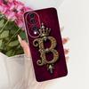 Für Honor 70 Pro Plus Hülle HPB-AN00 Luxus Krone Buchstaben Abdeckung Weiche Silikon Handyhülle Für Honor 70 Pro Honor70 Pro+ Funda Taschen
