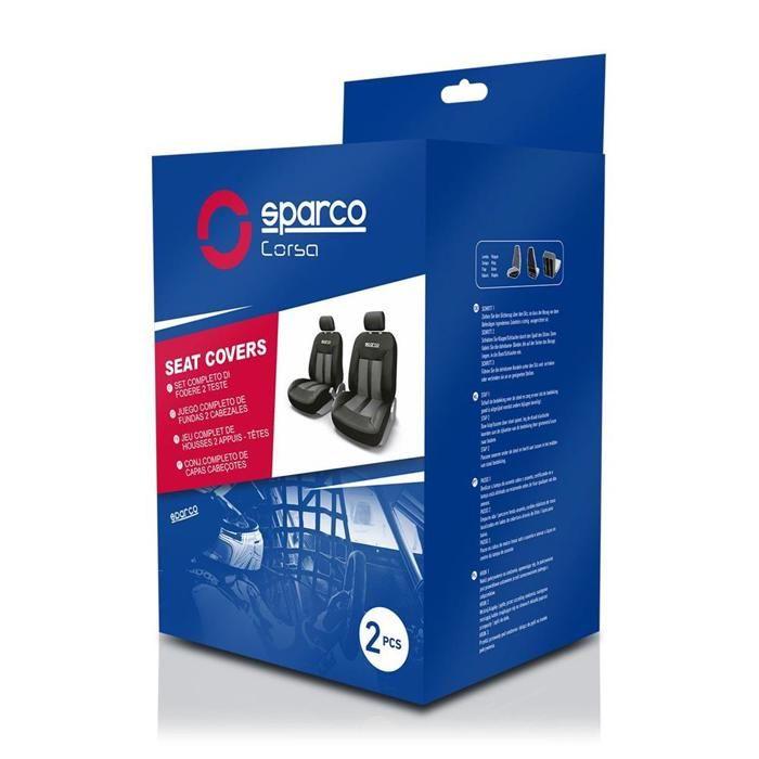 Plastrons - Sparco - S-Gray Line - Universels - Gris - Installation rapide