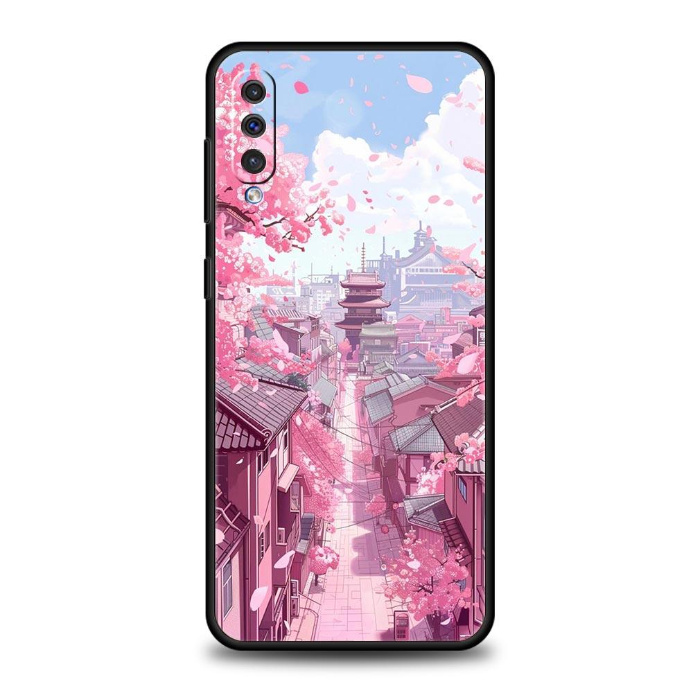 Frühlingskirschblüten Handyhülle Für Samsung Galaxy A56 A36 A26 A34 A17 A16 A06 A14 A12 A54 A72 A24 A22 A52 A50 A40 A32 Cover