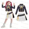 New Movie K-Pop Demon Hunters Zoey Rumi Mira Costume Fancy Dress Cosplay Virtual Idol Cosplay for Girls' Kids Hallowee