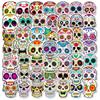 50 Stickers Painted Skulls Self-creative DIY Repeatedly Pasted Decorative Stickers Waterproof Stickers Hand Account