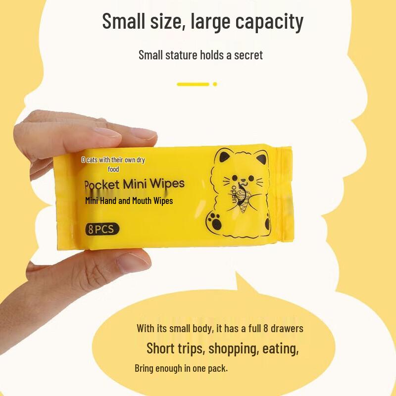 Portable Cat Cleaning Wipes