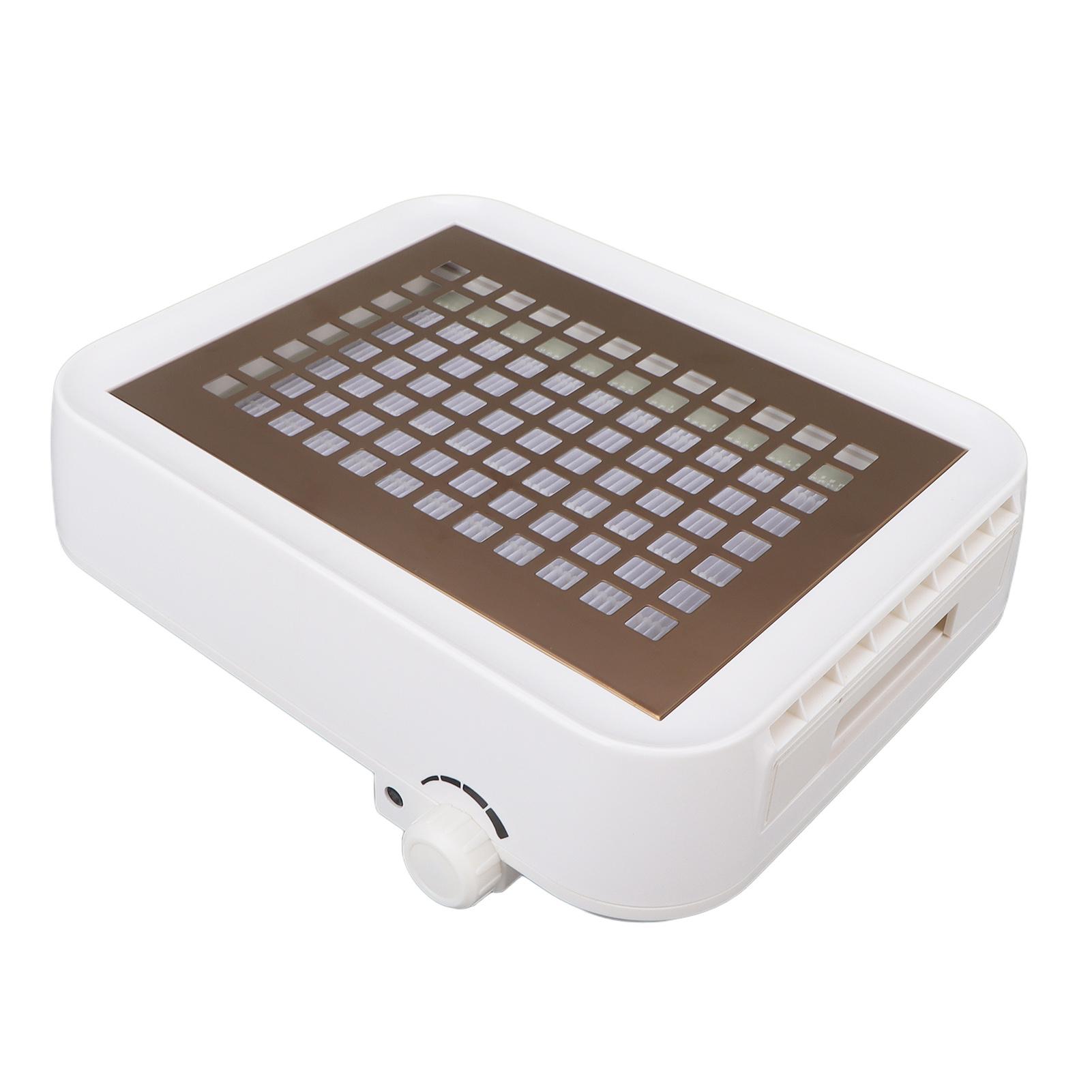 

Пылесос для ногтей с регулируемой скоростью, сильное всасывание, пылесос для дизайна ногтей, цвет шампанского US PLUG