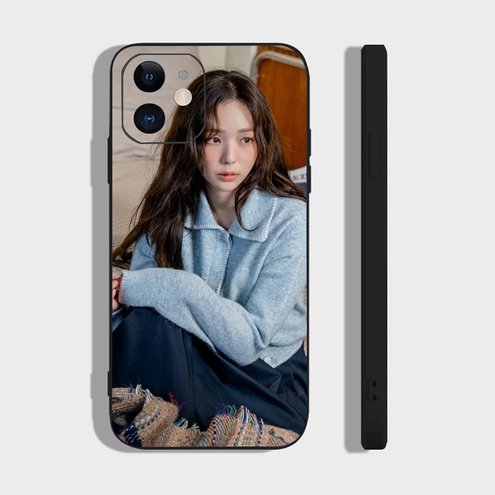 Korean Celebrity S-SOOBIN CHAE Phone Case For IPhone 17 Air 16 15 14 13 Pro Max 11 12 Black Silicone Cover