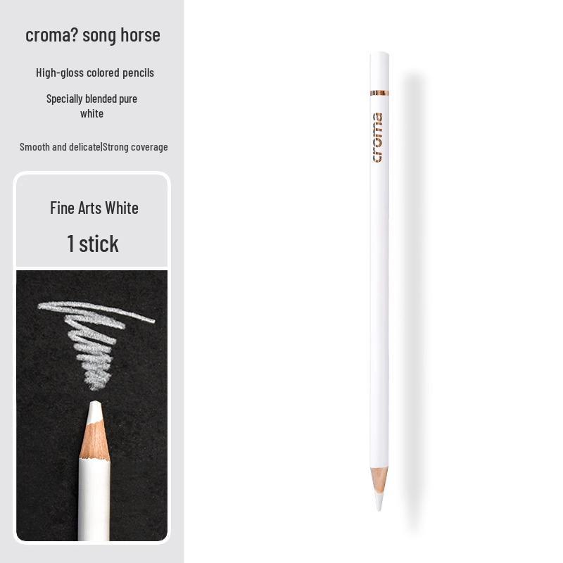 

Gema Croma Art Белый глянцевый цветной карандаш на масляной основе для студентов-взрослых