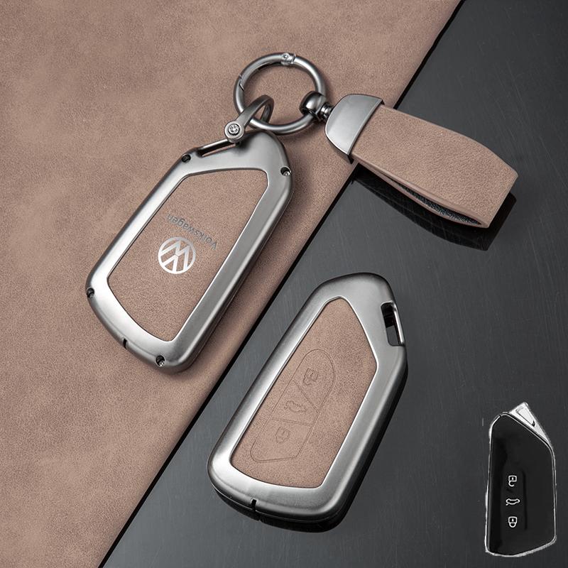 2026 Hete Voor VW VOLKSWAGEN Autosleutelhoes Cover Shell Sleutelhanger voor VW Volkswagen Golf 8 MK8 ID3 ID4 Cupra 2020 Voor Skoda Octavia A