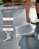 Manhole Cover with Frame, 300 X 300mm Invisible Recessed Septic Tank Access Covers, Aluminum Alloy Embedded Drain Channel Inspection Cover for