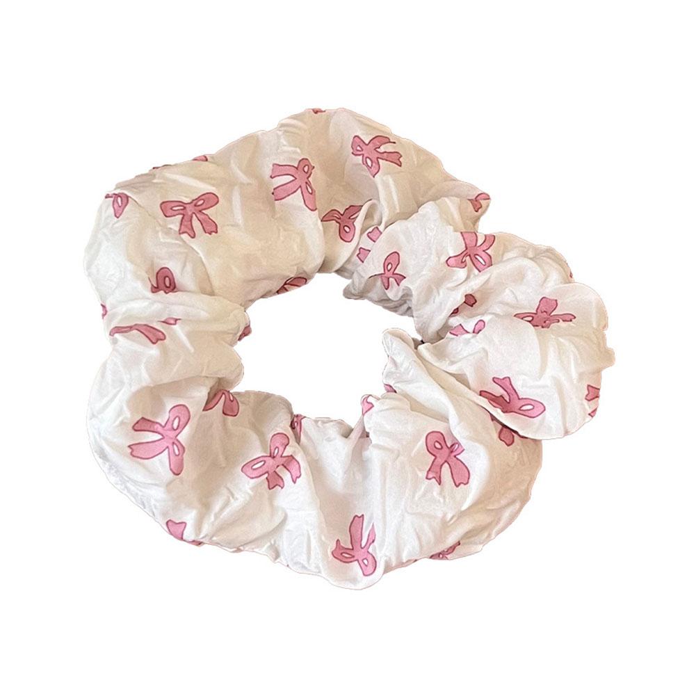 Hollow Lace Hair Scrunchies Handmade Flower Cotton Women Ties Bands Hair Holder Ponytail Access X4N2