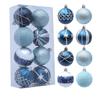 Shatterproof Painted Christmas Ball 6cm Christmas Baubles Christmas Hanging Ball  Home Xmas Decor