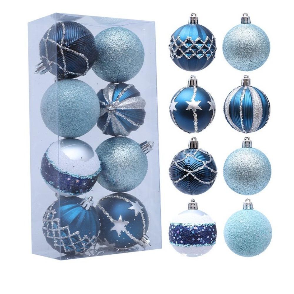 Shatterproof Painted Christmas Ball 6cm Christmas Baubles Christmas Hanging Ball  Home Xmas Decor