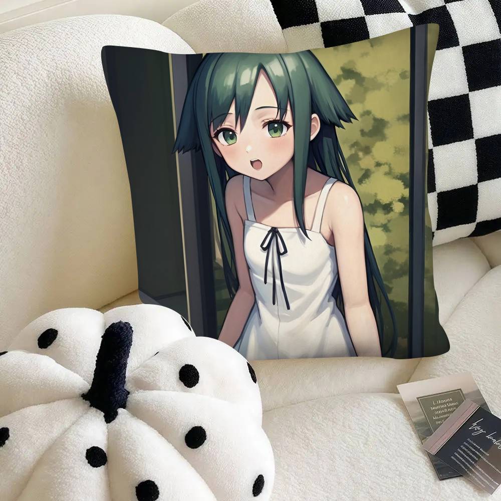 Anime Horror Animation The Song Of Saya Pillow Case Square Pillow Bedroom Sofa Leisure Comfort Cushion Car Home Decoration