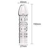Reusable Clear Penis Extension Sleeve Girth Enhancer Delay Ejaculation Sex Toy
