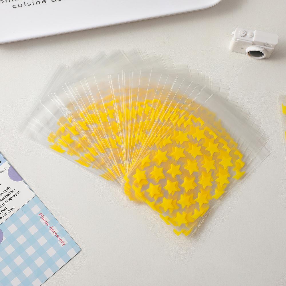 50pcs Star Transparent Pocard Protect Cover Kpop Papeleria Small Thing Organzier Pouch Card Holders