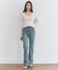 SSEMI Summer Boot Cut Denim Pants(Bl)