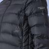 Skechers Sports Series Solid Color Zipper Hooded Long Sleeve Down Jacket Women Outerwear Carbon-Black P423W011-0018