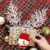 12/24 Stück Künstliche Kiefernzweige Weihnachten Gold Silber Kunstpflanzen Glitzergirlande Weihnachtsbaumschmuck Raumdekoration Pflanze