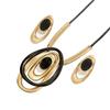 Stylish Versatile Simple Necklace Bracelet Set Women's Wear