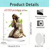 Jesus Acrylic Sign Christmas Gift 2D Christian with Base Tabletop Decoration Xmas Decor for Bedroom