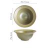 Japanese Ceramic Salad Bowl Retro Straw Hat Bowl Large Household Soup Bowls Personal Use Bowl Tableware Kitchen Utensils