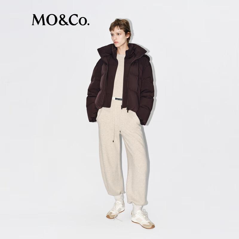 MO&Co. Women's Loose Fit Stand Collar Down Jacket