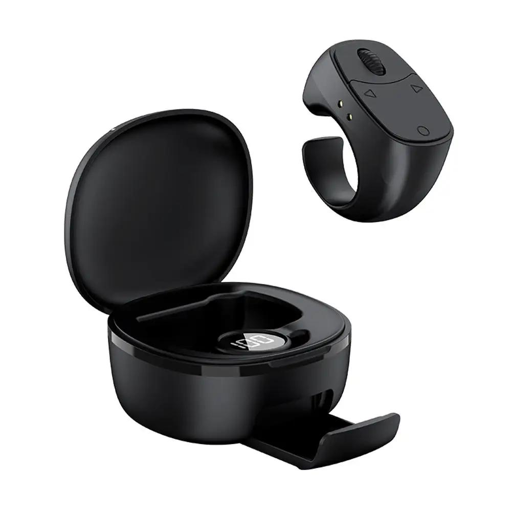 

Беспроводной пульт-кнопка для прокрутки страниц, перелистыватель страниц, контроллер для мобильного телефона, Bluetooth-кнопка для камеры, селфи чёрный