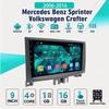 2Din Android Car-Play Car Radio,Mercedes Benz Sprinter Volkswagen Crafter 2006-2016,Multimedia Player Head Unit Stereo GPS Navigation BT WIFI,1+16GB