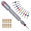 Double Bearing Rotary Drill Kit Suitable For Precise Crafting On Amber Wood Plastic With Ergonomic Grip And Alloy Steel