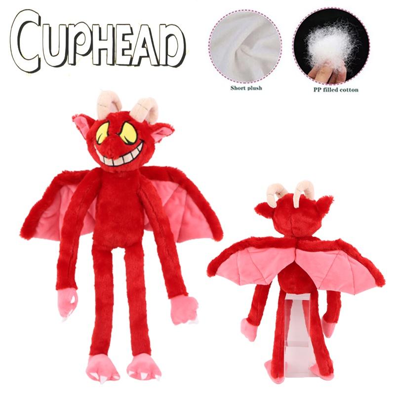 Cuphead Secreto Red Demon Plush Toy Extremely Soft Squishy 17.7in Stuffed Doll