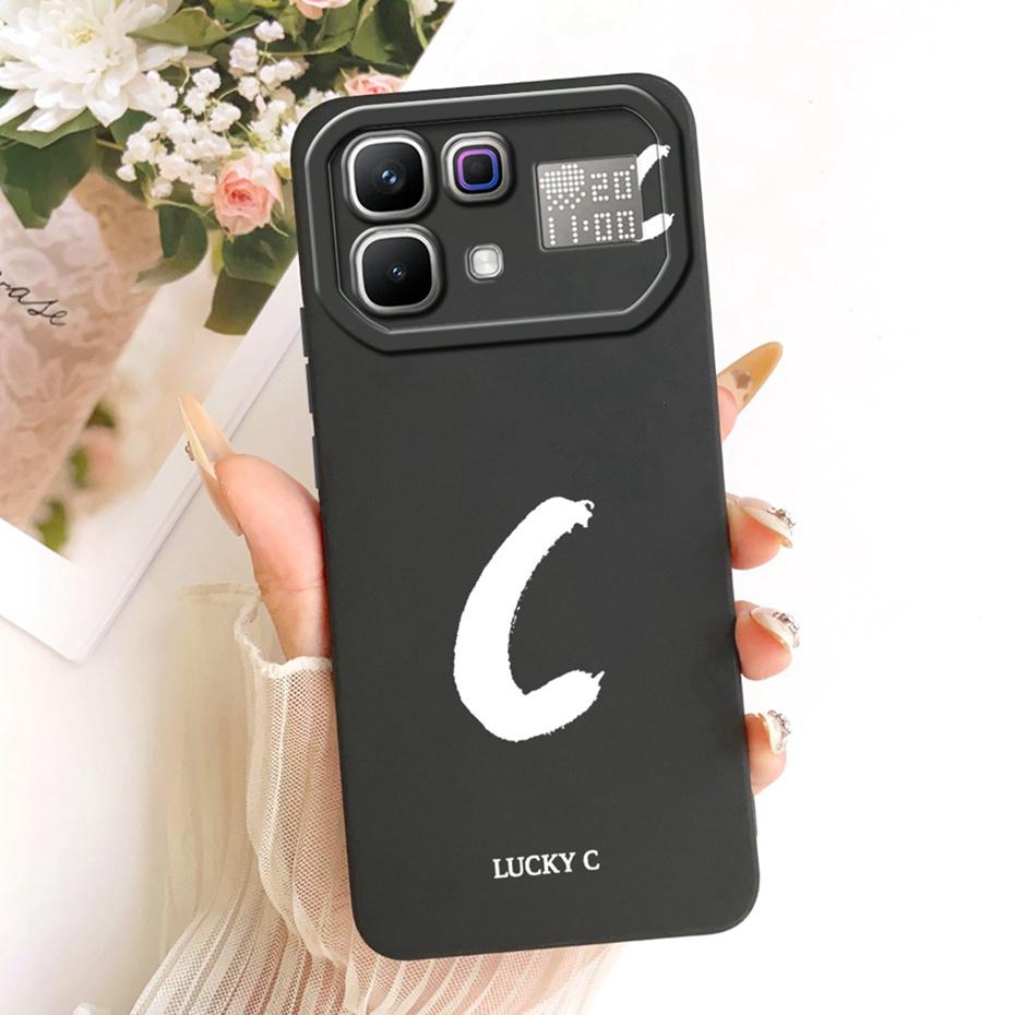 New Fashion Letter Phone Case For Infinix Note 60 Pro X6878 X6879 Soft Silicone Cases For Infinix Note 60 5G Note60 Pro Bumpers