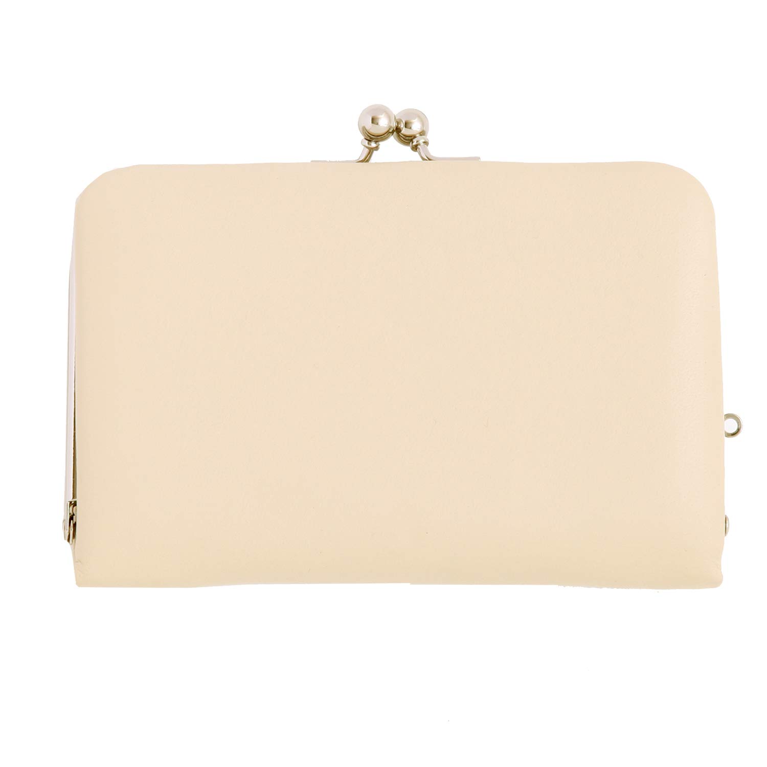 

Тонкий и элегантный кошелек-аккордеон с застежкой-кнопкой из натуральной кожи Matsunoya [Kado] (бежевый) бежевый