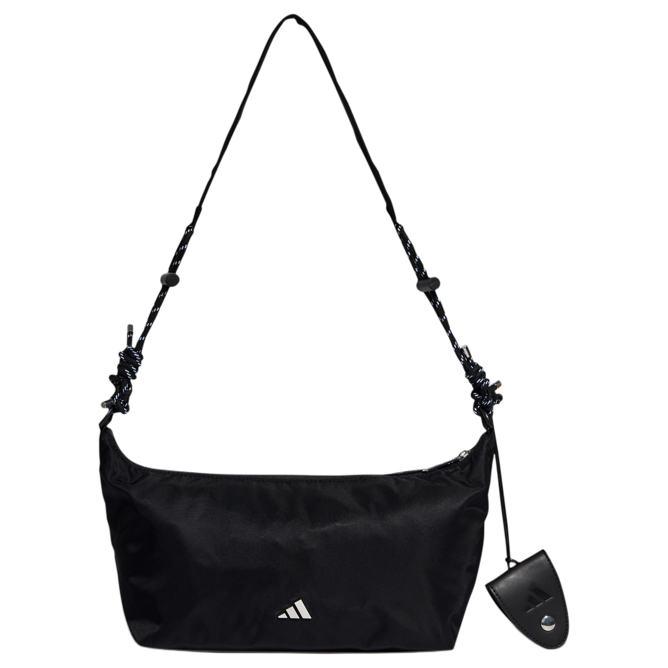 Adidas 5L Sportswear Iconic Sports Logo Satin Crossbody Bag Medium Women bags Black KX9625 Black