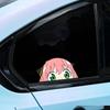 1PC Peeking Anya JDM Anime Car Stickers Waterproof Funny Auto Window Rear windshield Trunk Bumper Sunscreen Vinyl Decals