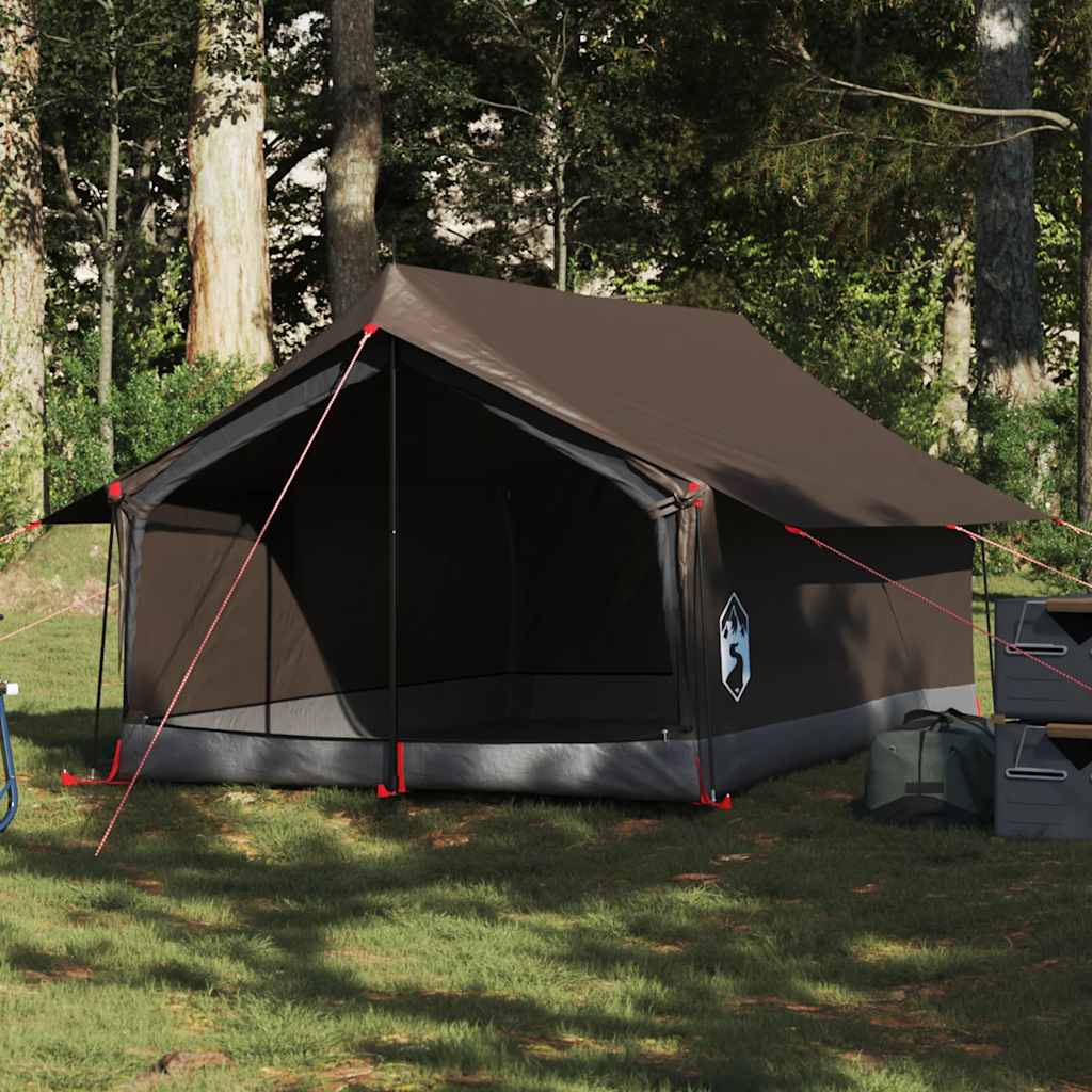 Vidaxl Campingzelt, 2-Personen, Braun, Wasserdicht