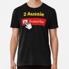2 Aussie Premium T-Shirt S To 5XL Made In the AU/USA T-Shirt